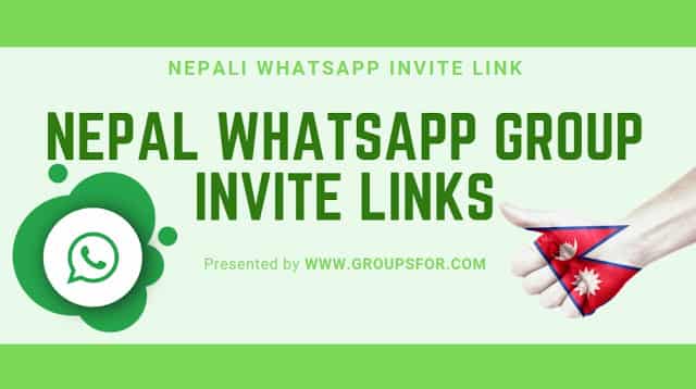 Nepal whatsapp groups links list
